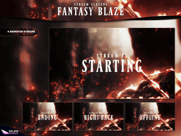 Fantasy Blaze Animated Screens