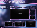 Sakura Kawaii Stream Overlay Package