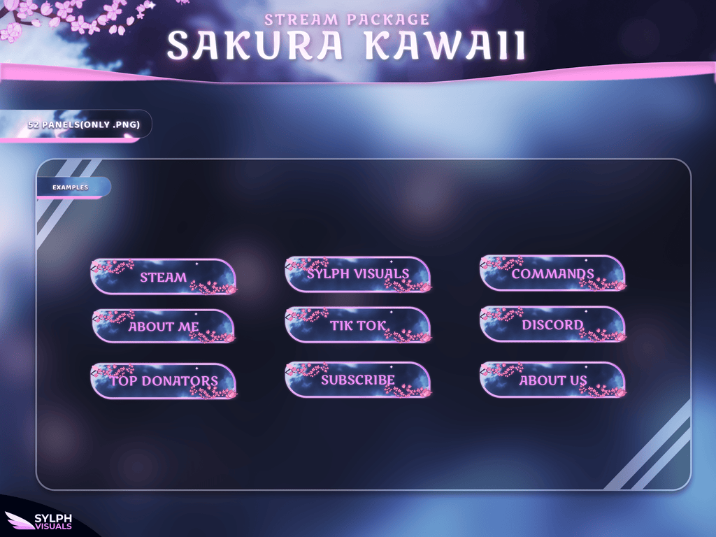 Sakura Kawaii Panels