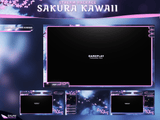 Sakura Kawaii Stream Overlay Package