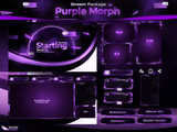 Purple Morph Stream Overlay Package