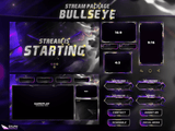Bullseye Stream Package Animated Overlays for OBS