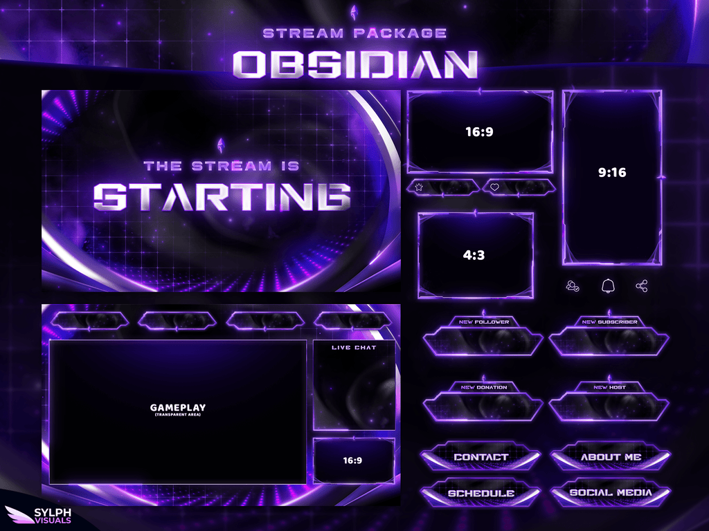 Obsidian Package Animated Overlays for OBS