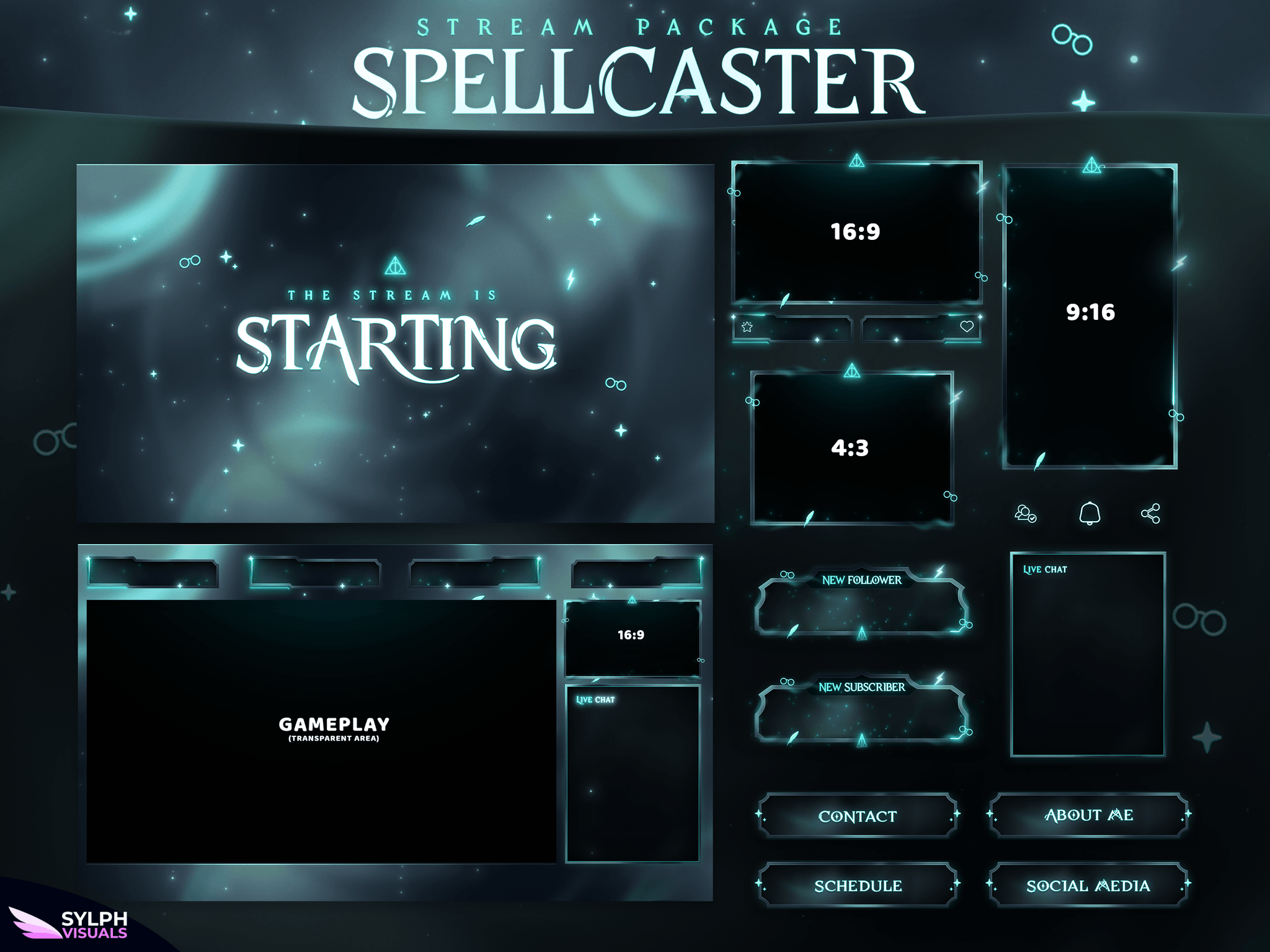 SpellCaster Stream Overlay Package