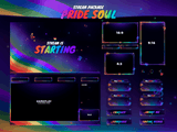 Pride Soul Package Animated Overlays for OBS