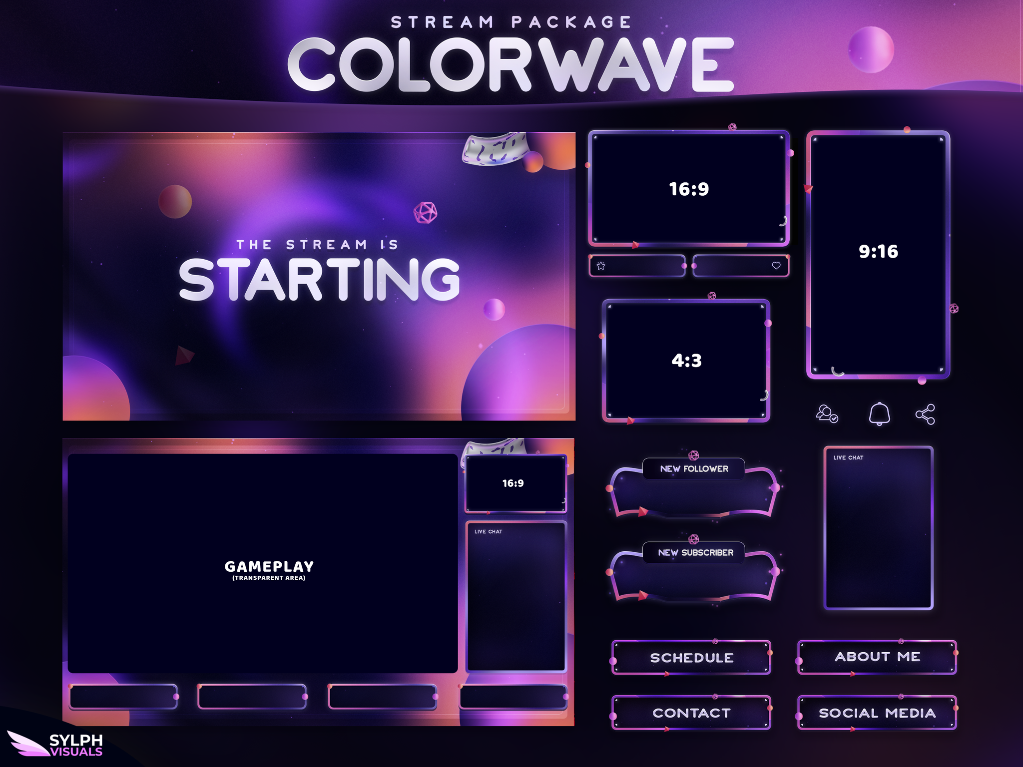 Colorwave Stream Overlay Package