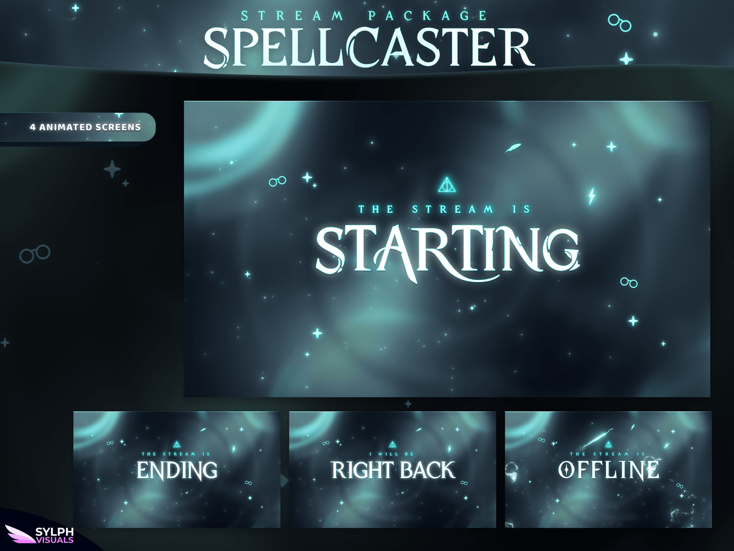 SpellCaster Stream Overlay Package