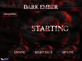 Dark Ember Animated Twitch Screens
