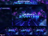 Neon Beat Stream Overlay Package