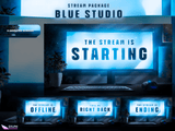 Blue Studio Stream Screens