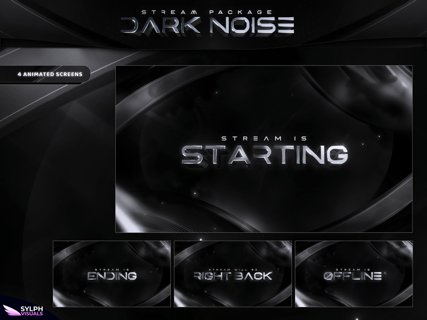 Dark Noise Stream Overlay Package