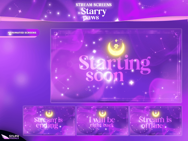 Starry Paws Stream Package