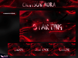 Crimson Aura Stream Overlay Package