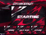 Strikeout Animated Twitch Screens