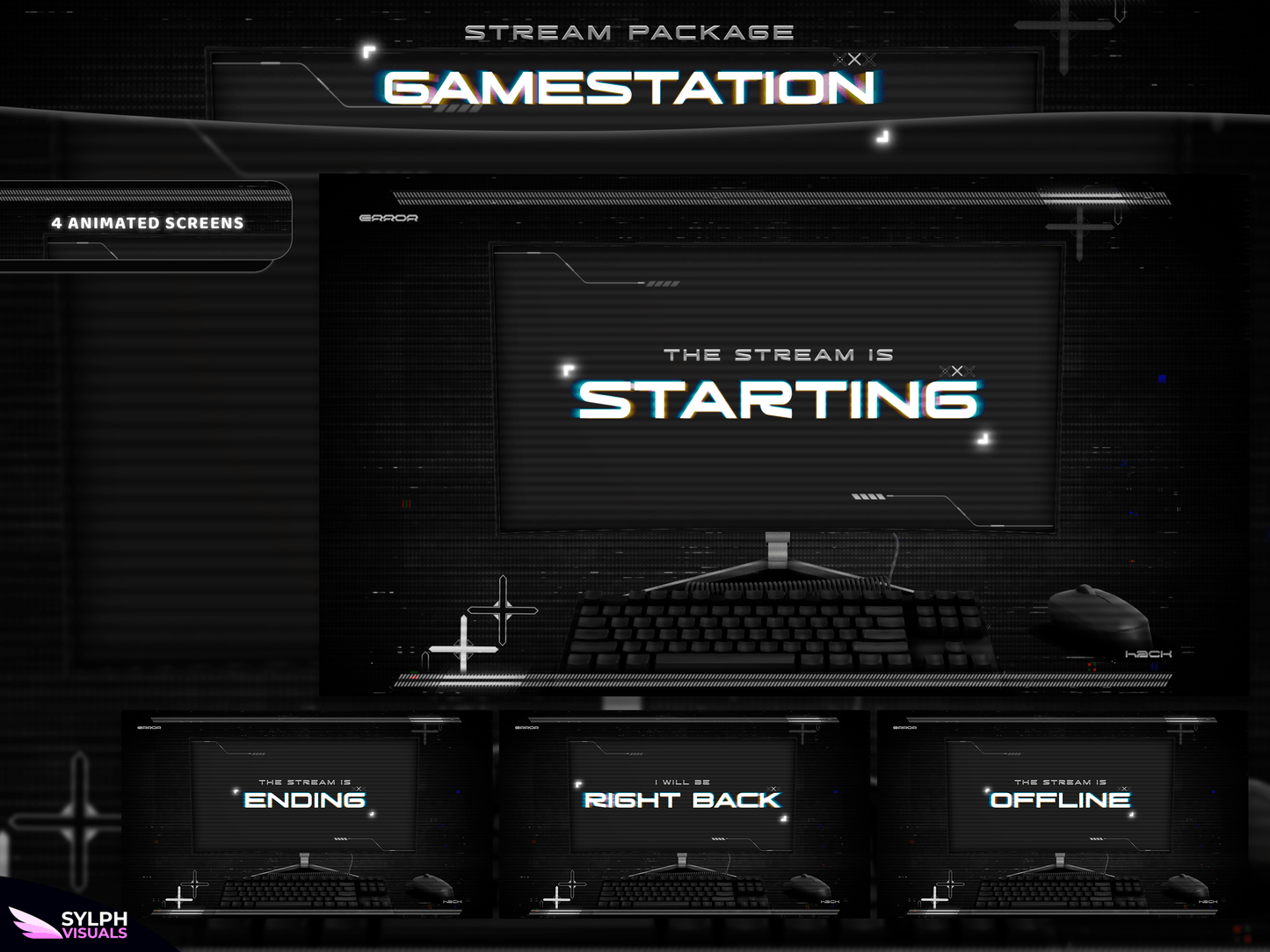 Gamestation Stream Screens
