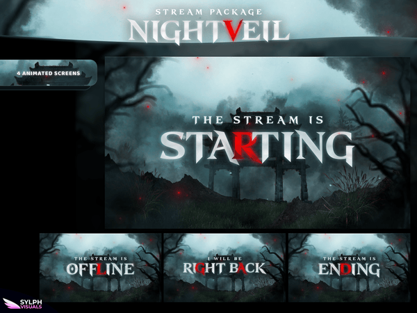 NightVeil Stream Screens