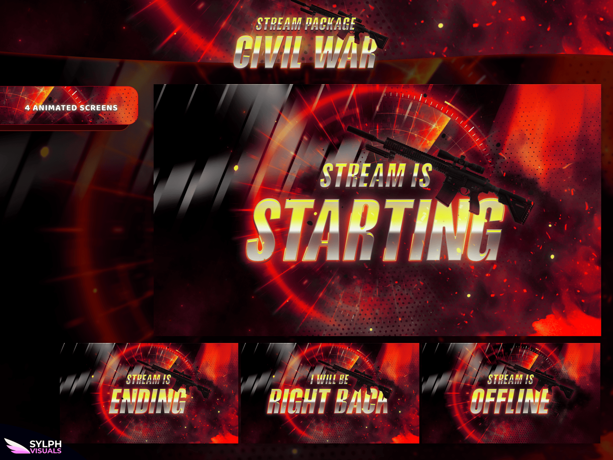 Civil War Stream Teaser Stream Package