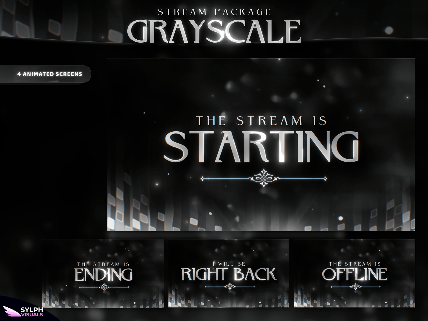 Grayscale Stream Overlay Package