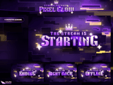 Pixel Glow Stream Screens
