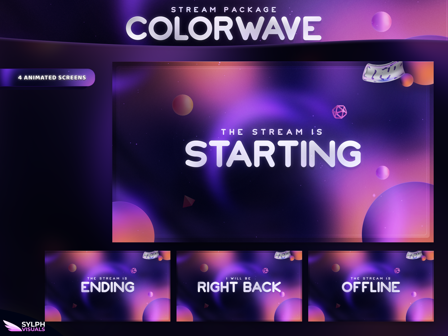 Colorwave Stream Overlay Package