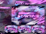 Sakura Drift Stream Screens
