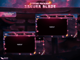 Sakura Blade Animated Intermission Screens for Twitch