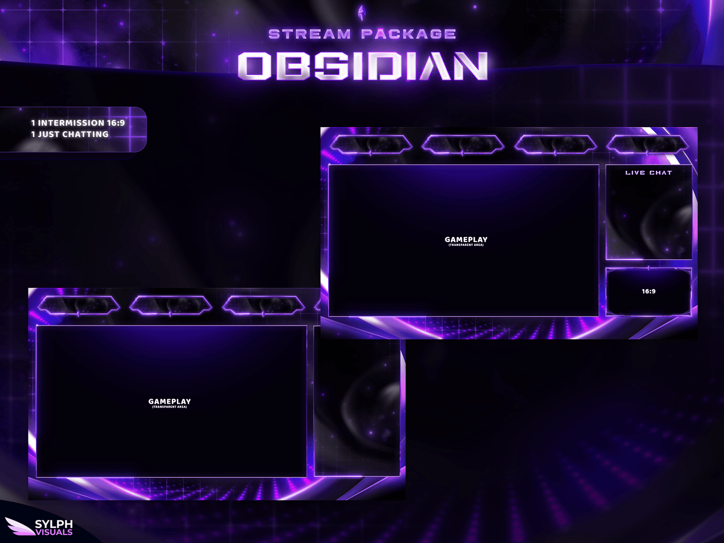 Obsidian Animated Intermission Screens for Twitch