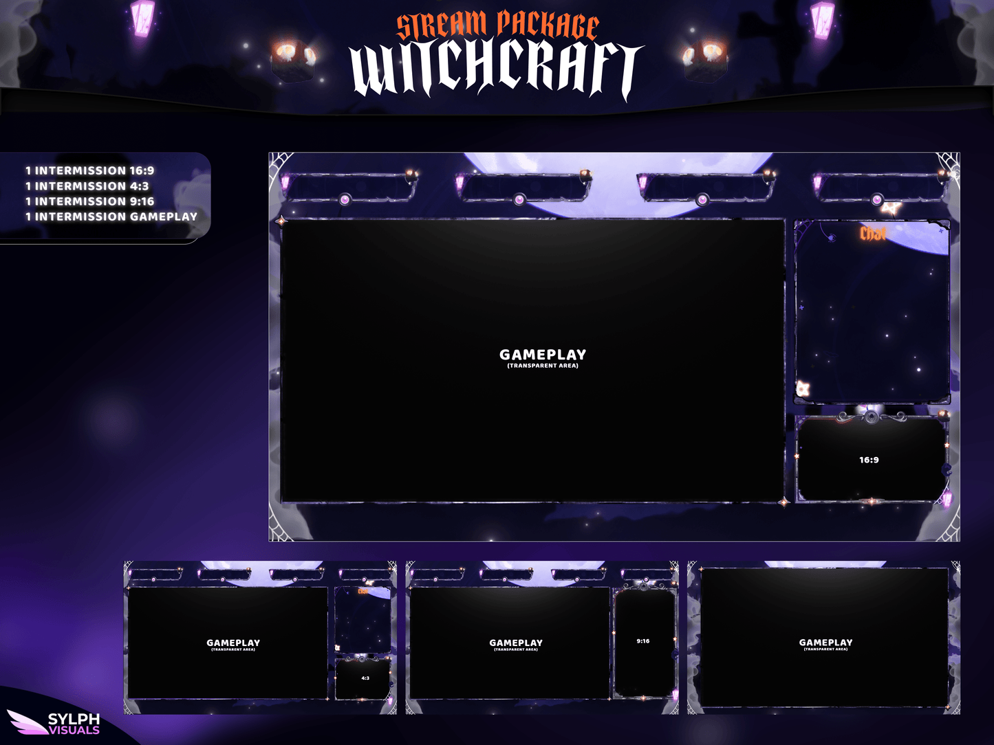 WitchCraft Stream Overlay Package
