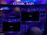 Cosmic Rain Animated Intermission Screens for Twitch