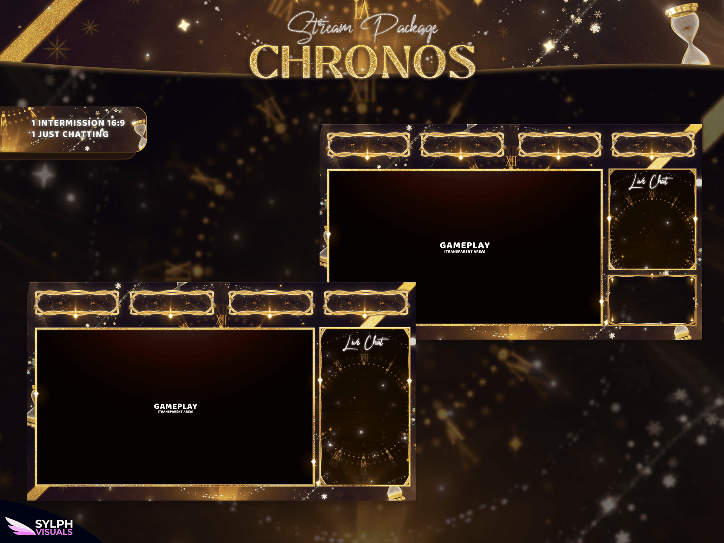 Chronos Animated Intermission Screens for Twitch