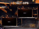 Secret Ops Animated Intermission Screens for Twitch