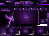 Purple Morph Stream Overlay Package