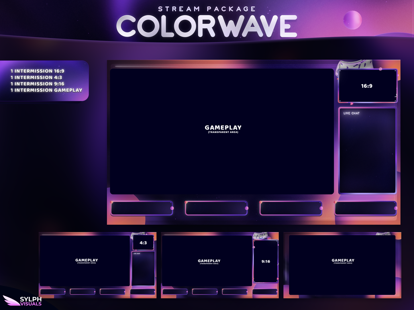 Colorwave Stream Overlay Package