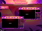 Neon Vice Animated Intermission Screens for Twitch