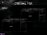 Chrome Y2K Animated Intermission Screens for Twitch