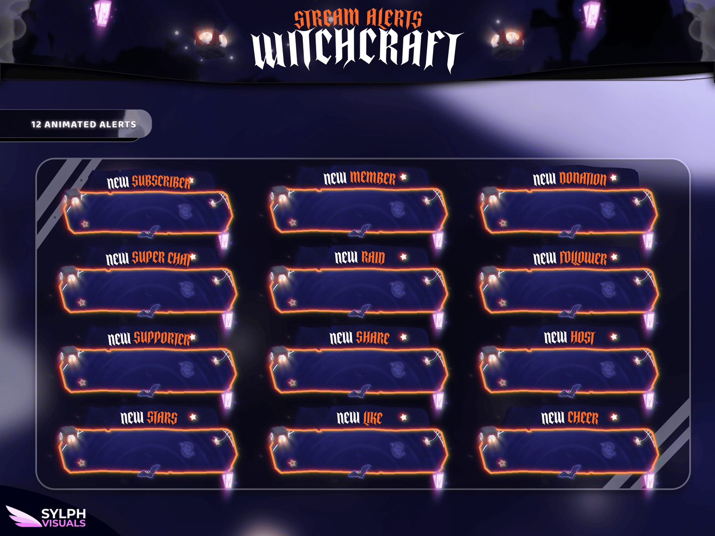 WitchCraft Stream Overlay Package