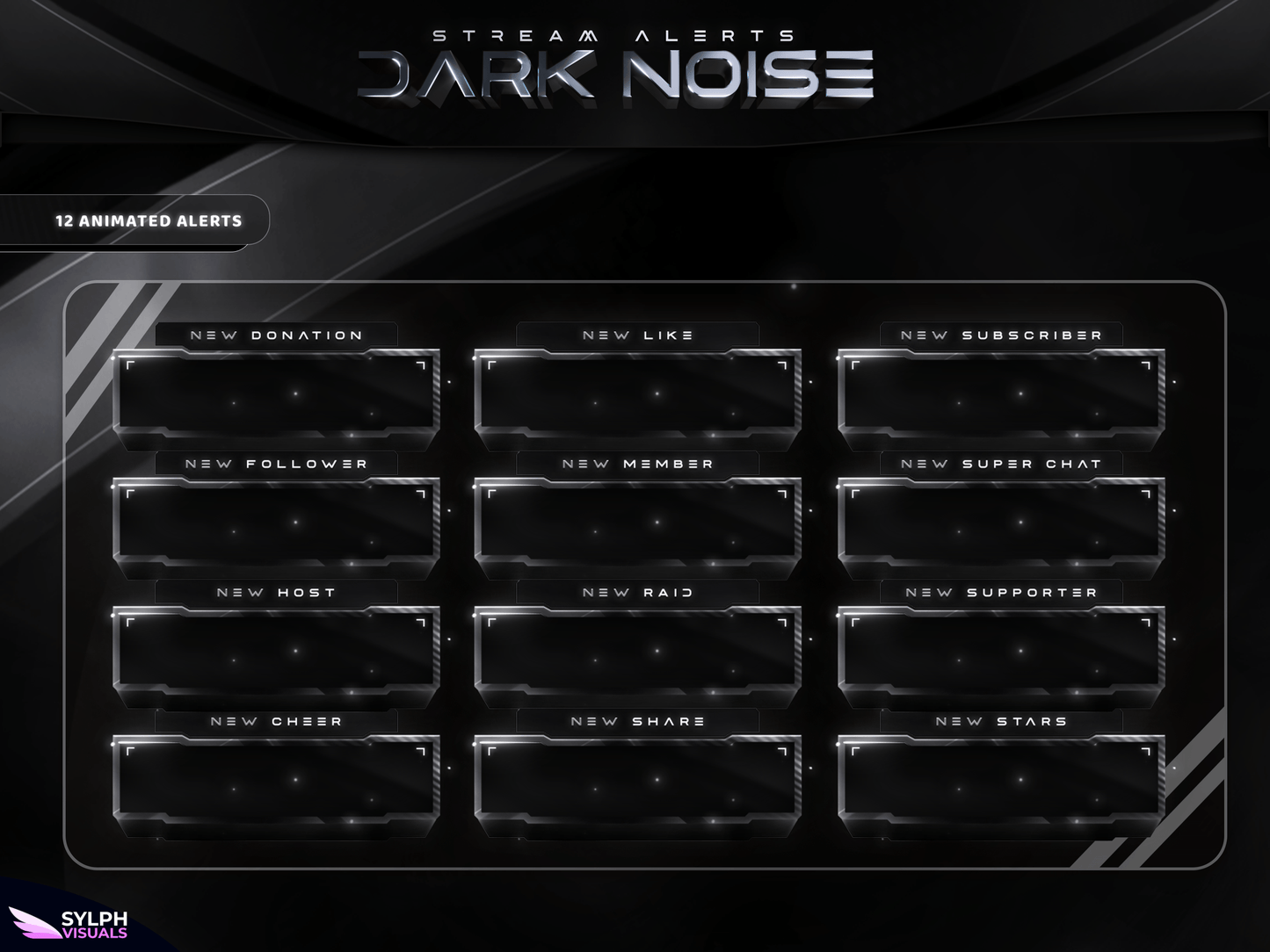 Dark Noise Stream Overlay Package