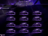Purple Glow Animated Alerts for Twitch, Facebook, Youtube, Kick and Trovo