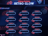 Retro Glow Stream Overlay Package