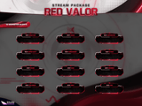 Red Valor Animated Alerts for Twitch, Facebook, Youtube, Kick and Trovo