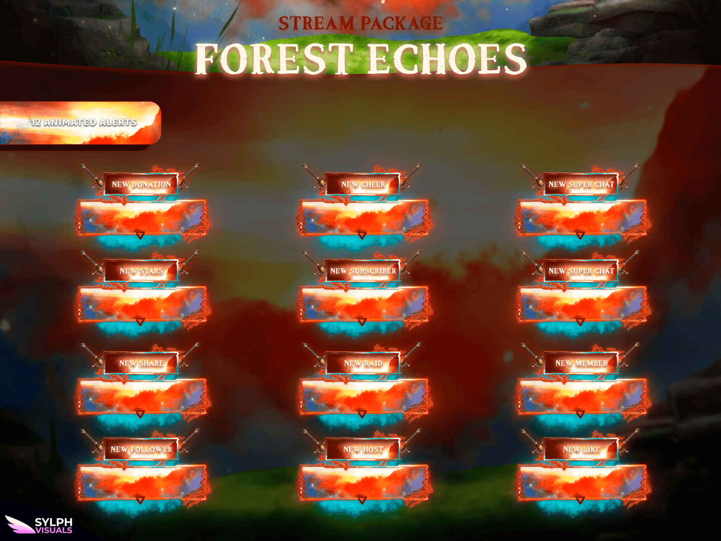 Forest Echoes Animated Intermission Screens for TwitchPixel Rush Animated Intermission Screens for Twitch