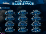 Blue Space Animated Alerts for Twitch, Facebook, Youtube, Kick and Trovo