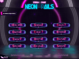 Neon Trails Panels and icons for Twitch and Kick