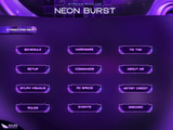 Neon Burst Stream Overlay Package