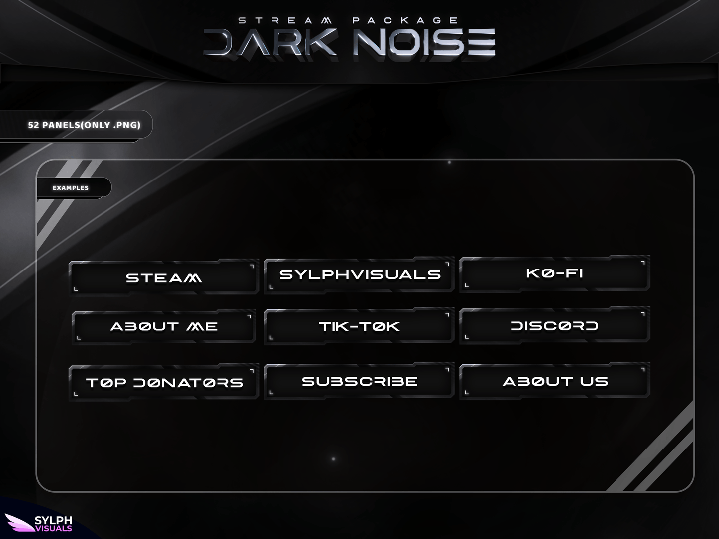 Dark Noise Stream Overlay Package