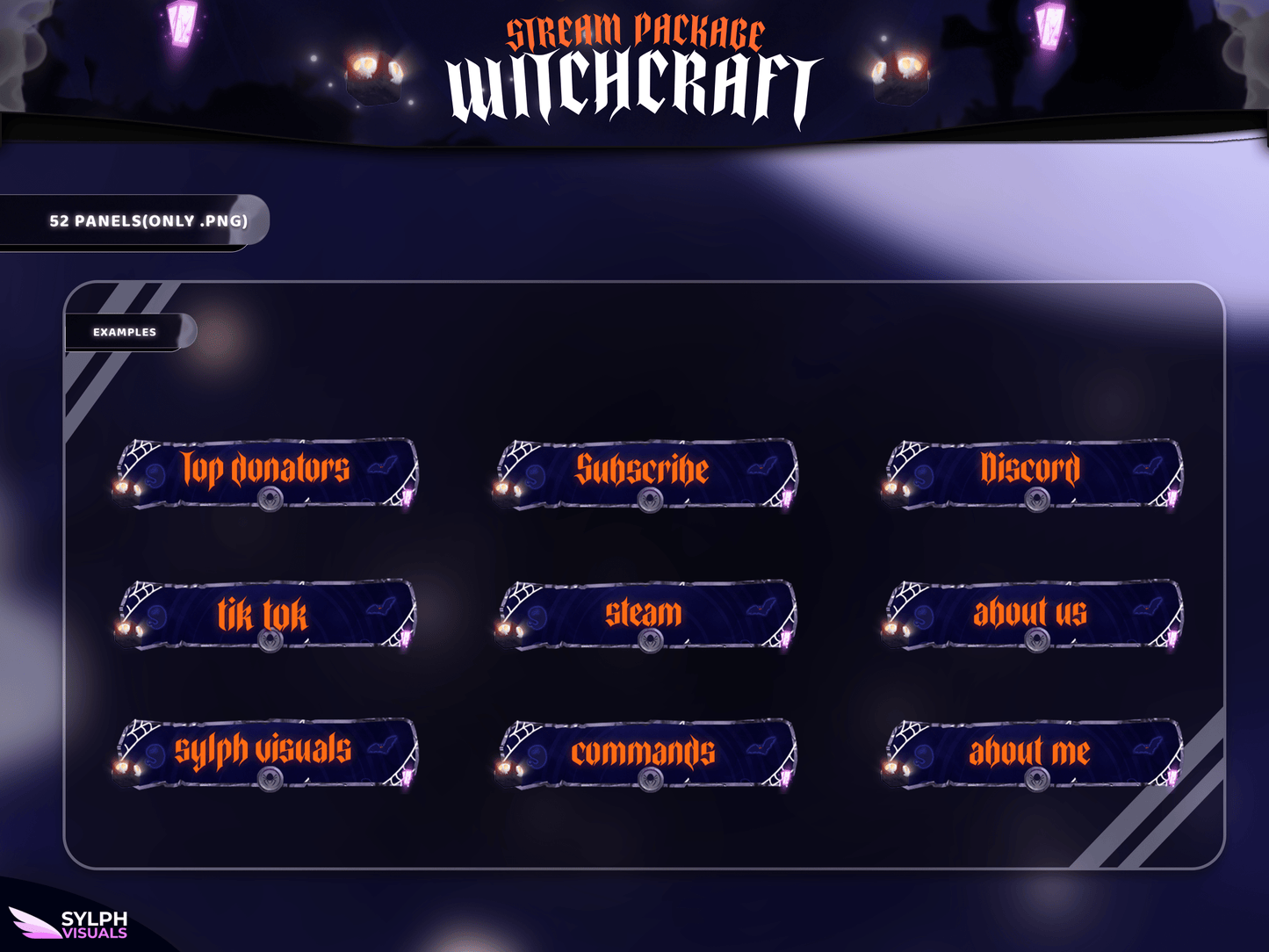 WitchCraft Stream Overlay Package