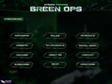 Green Ops Panels and icons for Twitch and Kick