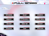Full Speed Panels and icons for Twitch and Kick