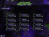 Spooky Hat Panels and icons for Twitch and Kick