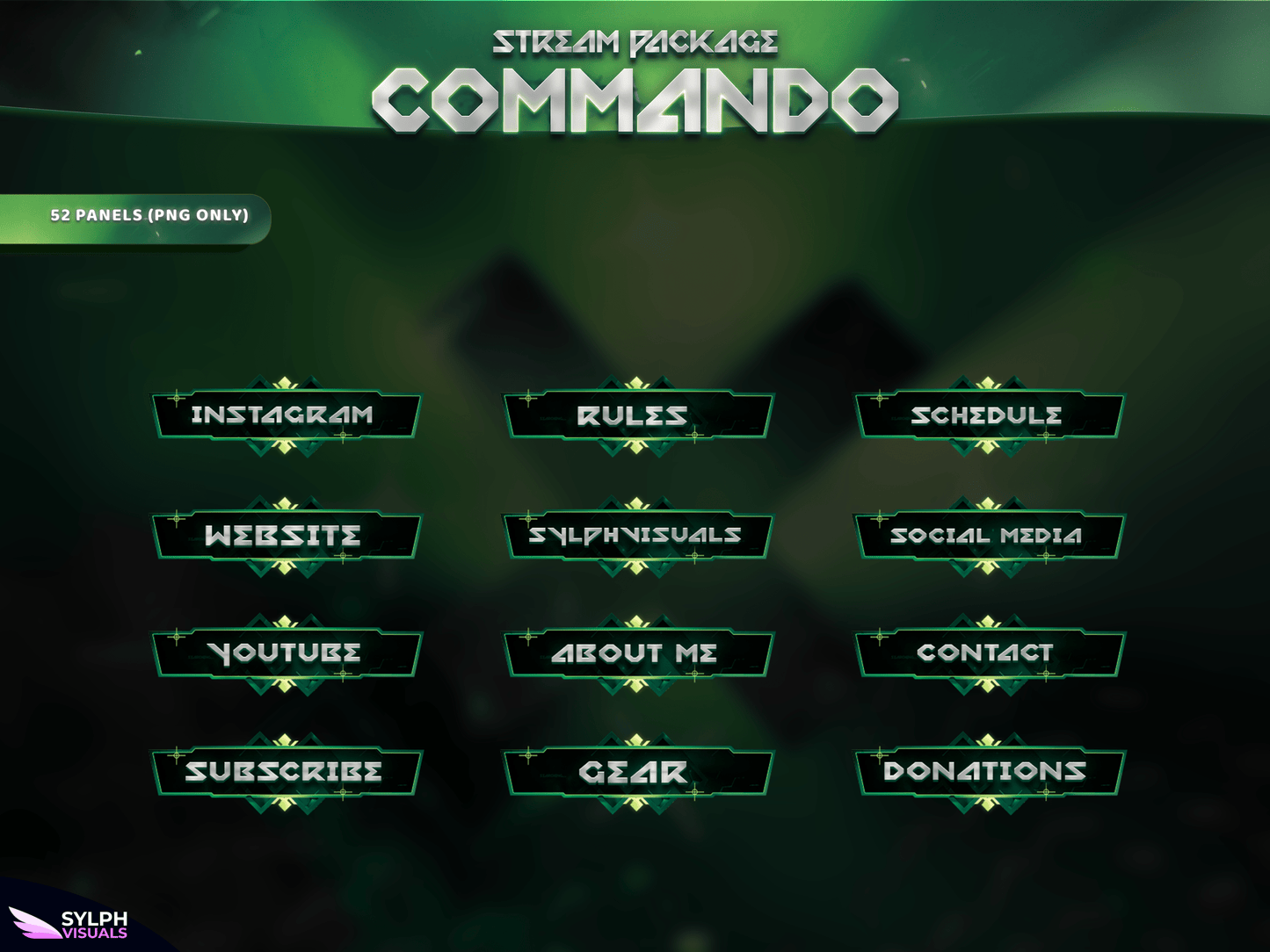 Commando Stream Panels